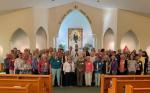 Seventy-one people registered for The Rosary Retreat held at Our Lady of Angels in Randolph on September 17.  Ten were not able to make it, however, three others replaced them.  It was a wonderful turn out which was enjoyed by all participants.